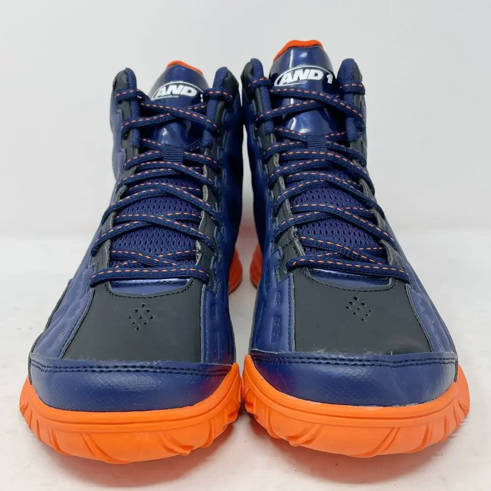 AND1 Show Out Basketball Shoes Blue Black Orange Youth Boys Size 6 *NO INSOLES*